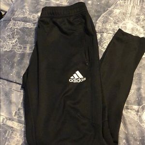 Adidas Soccer Pant Black Half Stipe